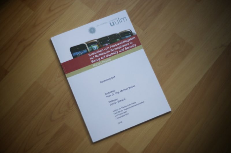 Die Bachelorarbeit.