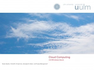 Cloud Computing