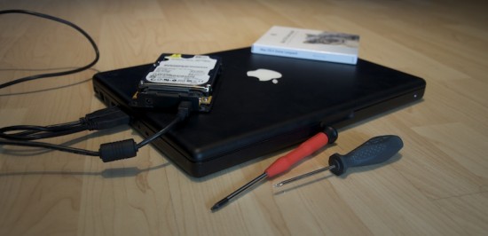 Eine neue Festplatte für das MacBook
